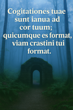 Your thoughts are the gateway to your heart; whoever shapes them shapes the path of your tomorrow: This line suggests that your inner world�your emotions, values, and future�is not locked behind some impenetrable wall. Instead, it�s accessible through your thoughts. Thoughts are not passive reflections; they are active portals. And whoever (or whatever) influences or molds those thoughts�whether it�s a person, a belief system, a habit, or even your own discipline�will inevitably shape the course of your life. It�s a warning and a promise: A warning against letting others shape your thoughts carelessly. A promise that by shaping your own thoughts with intention, you shape your tomorrow.